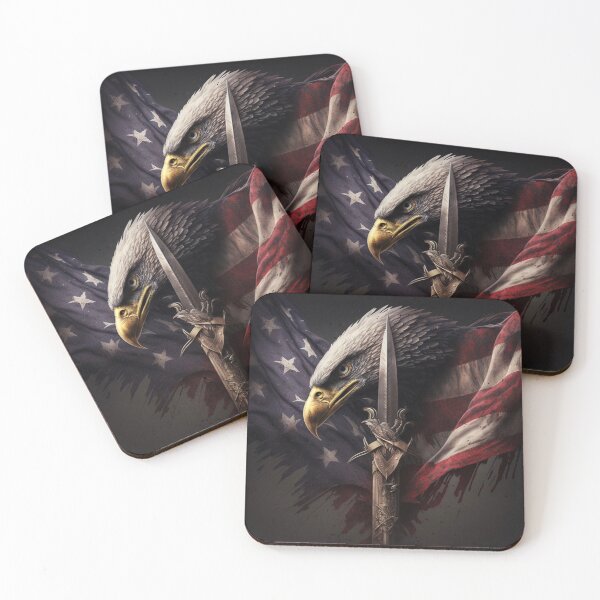 Item preview, American Flag and Eagle Art designed and sold by Jades-Corner.