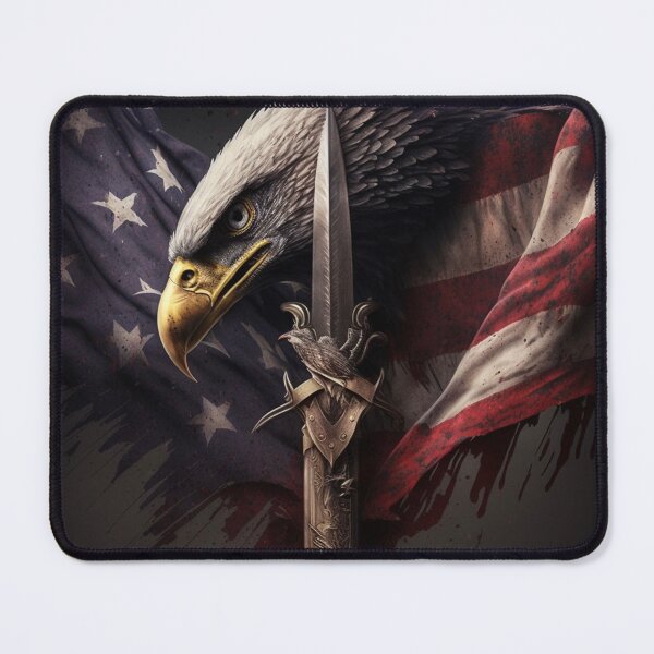 Item preview, American Flag and Eagle Art designed and sold by Jades-Corner.