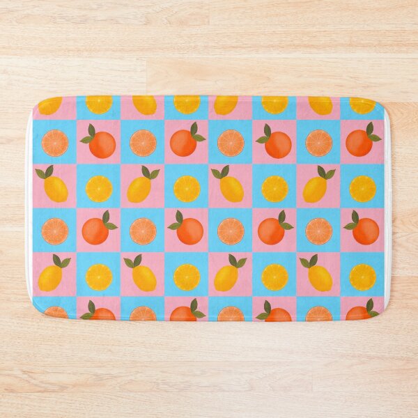 Item preview, Pink and blue pattern zesty pair tutti frutti designed and sold by BosskaDesign.