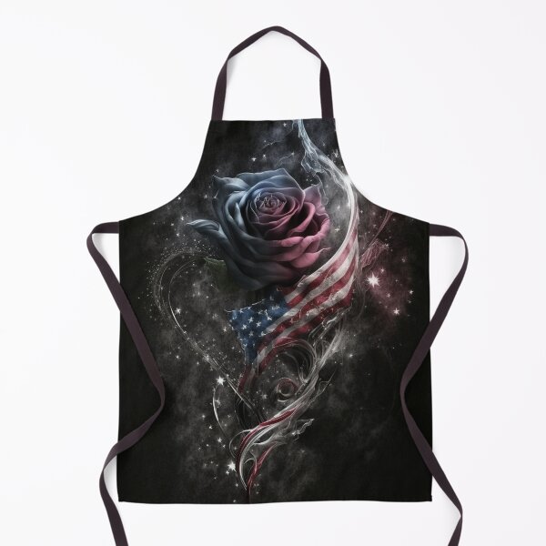 Item preview, Patriotic Rose American Flag Art designed and sold by Jades-Corner.