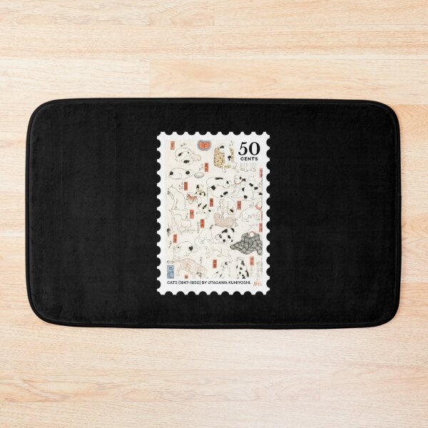 Item preview, Cats (1847-1850) Utagawa Kuniyoshi stamp designed and sold by RabbitK.