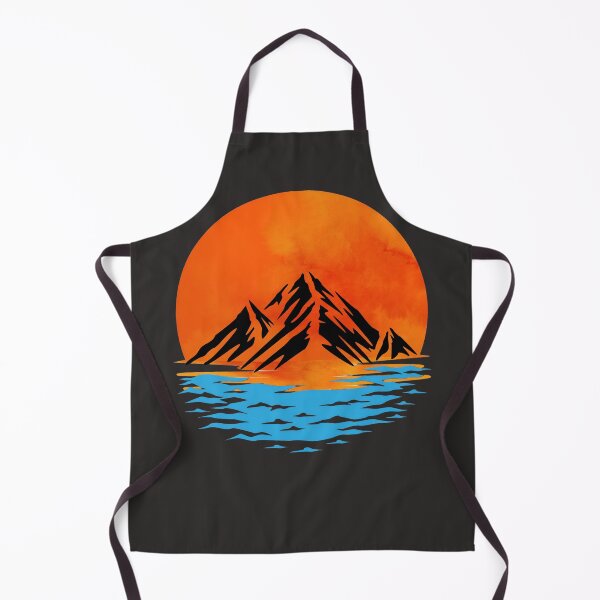Item preview, Mountains against the background of the setting sun designed and sold by StonePine.