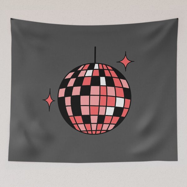 Item preview, Retro disco ball red designed and sold by wonderxwander.