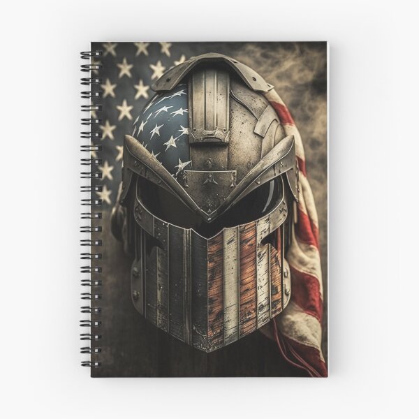 Item preview, American Flag Spartan Helmet Art designed and sold by Jades-Corner.