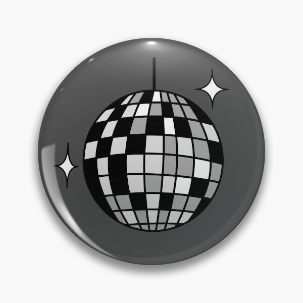 Item preview, Retro disco ball gray designed and sold by wonderxwander.
