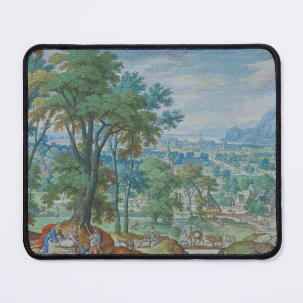 Item preview, Hans Bol, Landscape with Jacob at the Well, 1593 designed and sold by Mauswohn.
