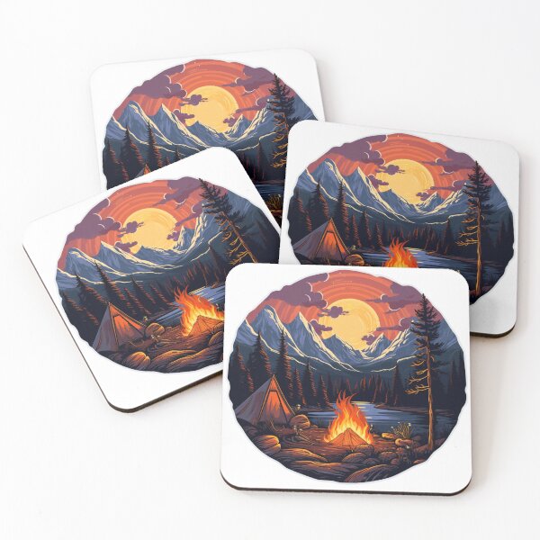 Item preview, Outdoor Campfire T-Shirt designed and sold by NicolasGlowArt.