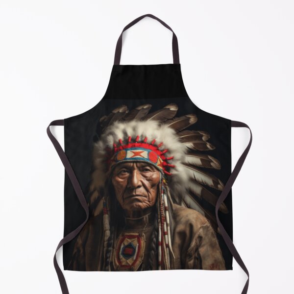 Item preview, Male Native American tribal chief with feather headdress designed and sold by cristina1001.