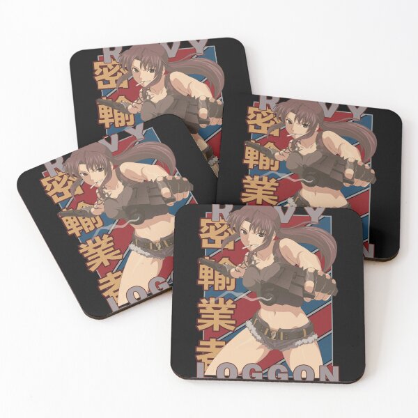 Item preview, Revy Rebecca Lee Black Lagoon Vintage Stripe Design designed and sold by Wafusaurus.
