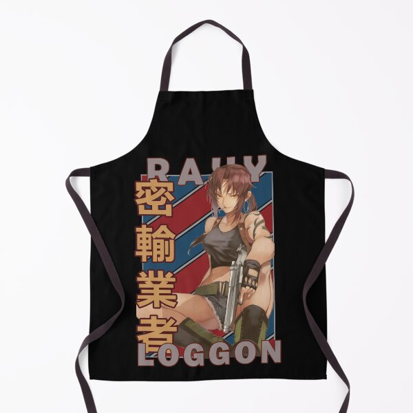 Item preview, Revy Rebecca Lee V2 Black Lagoon Vintage Stripe Design designed and sold by Wafusaurus.