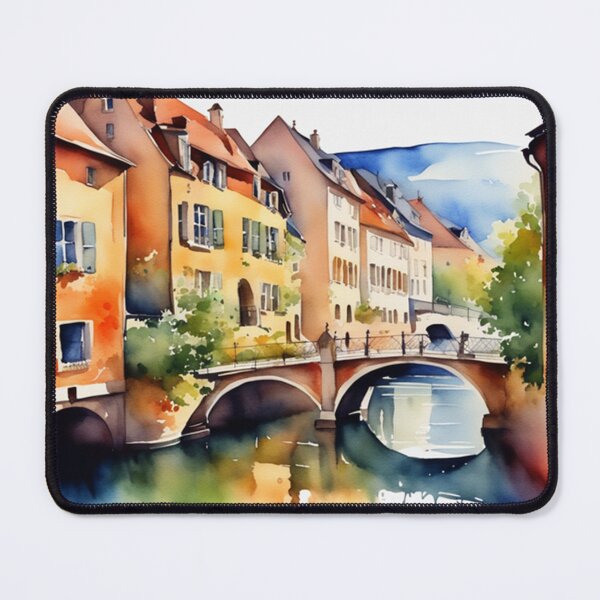 Item preview, Beautiful Watercolor Europe Landscape 27 designed and sold by Yzakreativ.