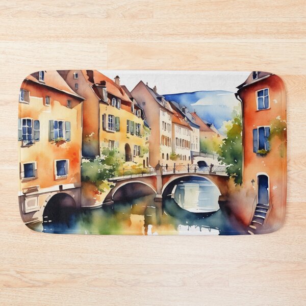 Item preview, Beautiful Watercolor Europe Landscape 27 designed and sold by Yzakreativ.