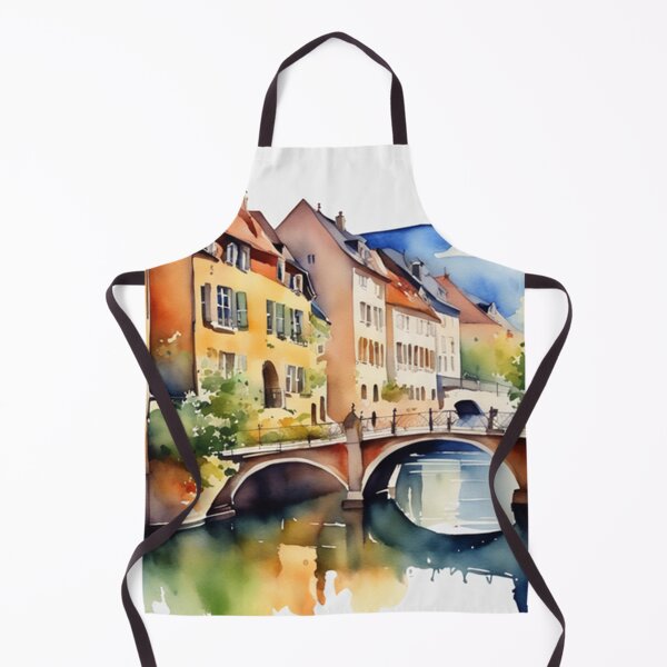 Item preview, Beautiful Watercolor Europe Landscape 27 designed and sold by Yzakreativ.