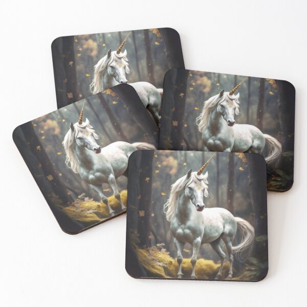 Item preview, Unicorn in the forest designed and sold by m-y-A-I-A-R-T-.