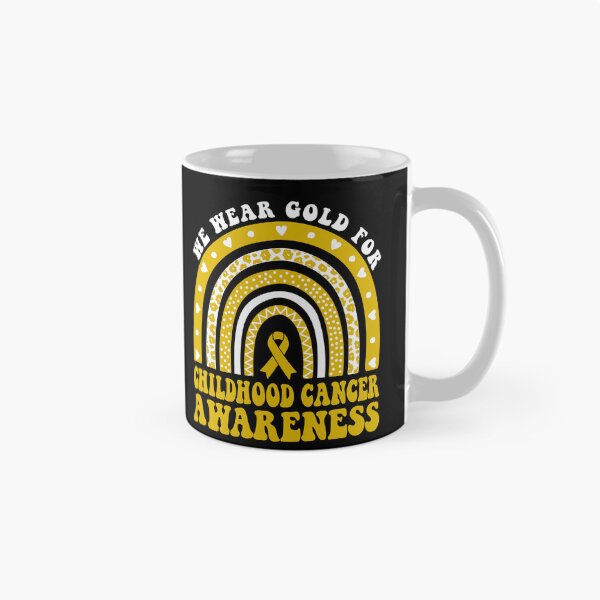 Item preview, We Wear Gold for Childhood Cancer Awareness Leopard Rainbow designed and sold by MobyStickers.