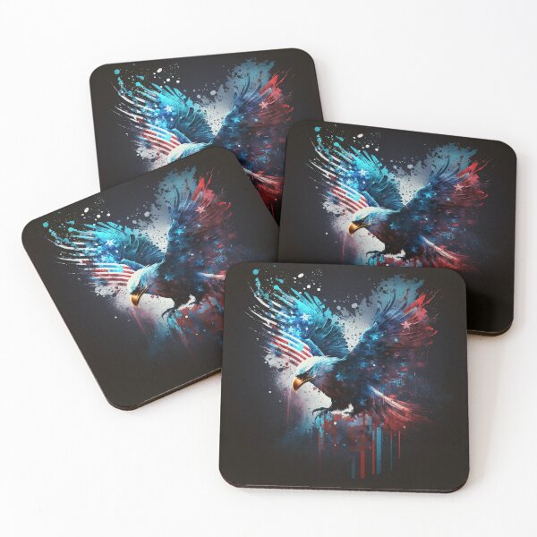 Item preview, American Eagle and Flag Abstract Art designed and sold by Jades-Corner.