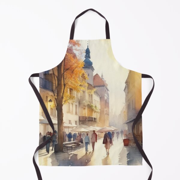 Item preview, Old Town Belgrade-Watercolor Art designed and sold by TondoMeander.