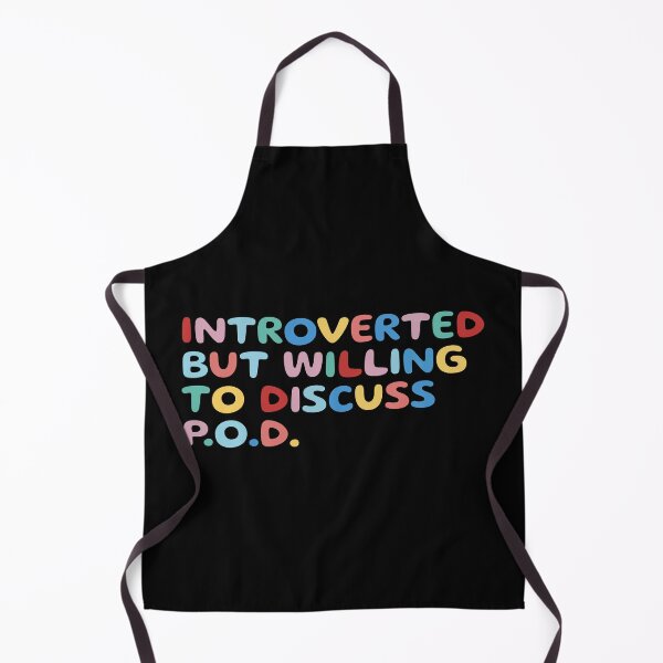 Item preview, Introverted but willing to discuss p.o.d., funny sarcastic designed and sold by wittyprinttop.