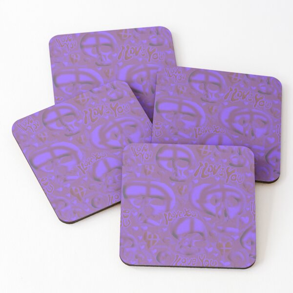 Item preview, I love You (Acid Violet) designed and sold by skullbal.