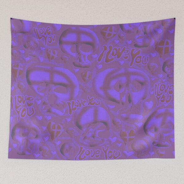 Item preview, I love You (Acid Violet) designed and sold by skullbal.