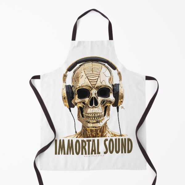 Item preview, Immortal Sound - The Skull Club, skull, skull, headphones designed and sold by HIGUMAX.