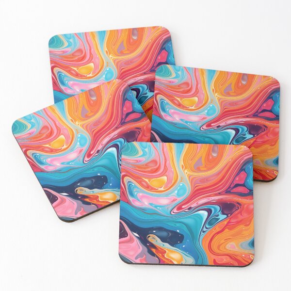 Item preview, Beauty colorful marble pattern designed and sold by SmileshareShop.