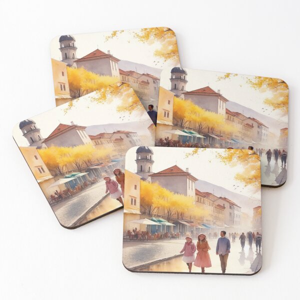 Item preview, Old Town Skopje-Watercolor Art designed and sold by TondoMeander.