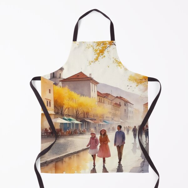 Item preview, Old Town Skopje-Watercolor Art designed and sold by TondoMeander.