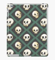 Vinilo o funda para iPad Tiling Skulls 3/4 - Verde
