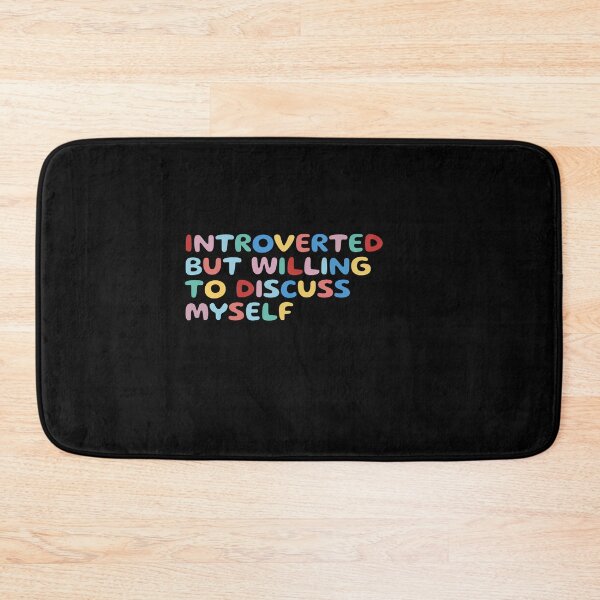 Item preview, Introverted but willing to discuss myself, funny sarcastic designed and sold by wittyprinttop.