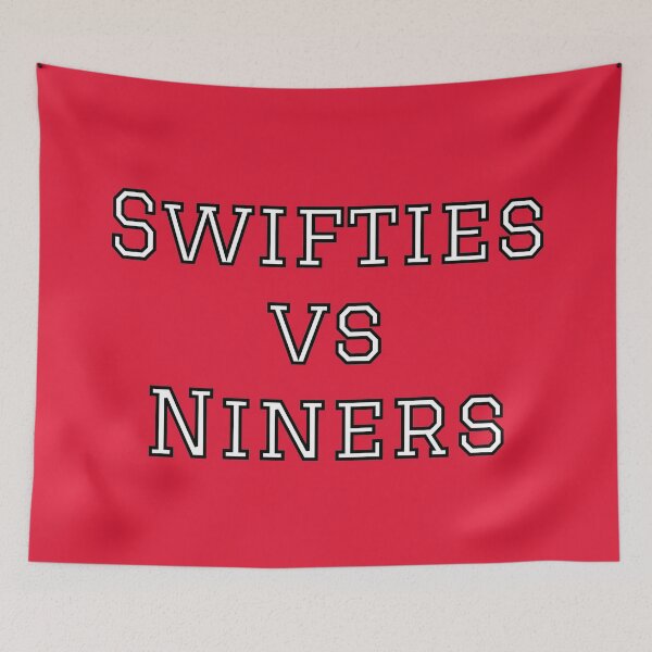 Item preview, Swifties vs Niners designed and sold by Feline Rockstars.