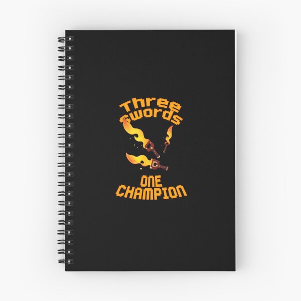 Item preview, Three Swords, One Champion - Liam Kit Design - Bedwars (Orange) designed and sold by TyxShop.
