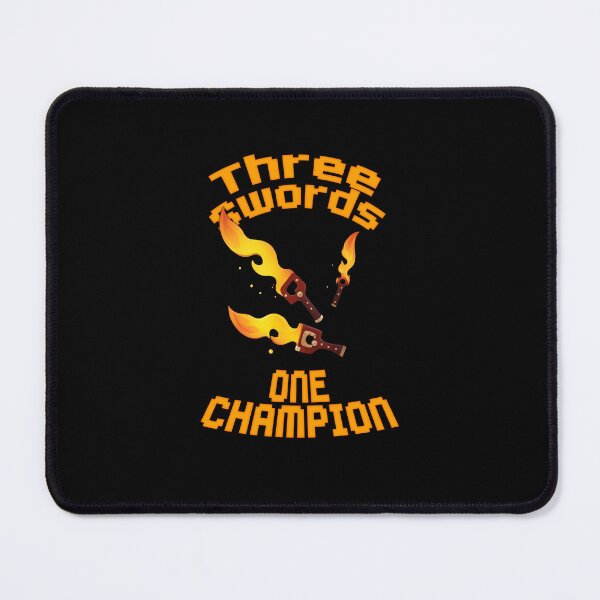 Item preview, Three Swords, One Champion - Liam Kit Design - Bedwars (Orange) designed and sold by TyxShop.