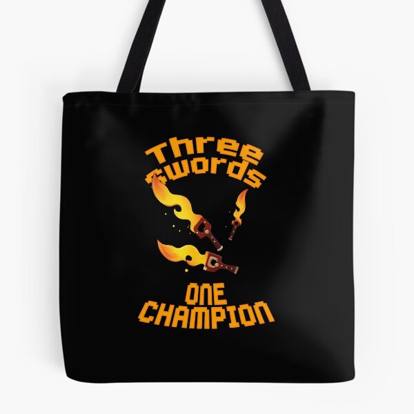 Item preview, Three Swords, One Champion - Liam Kit Design - Bedwars (Orange) designed and sold by TyxShop.