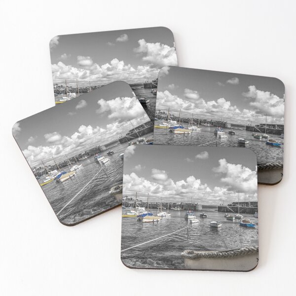 Item preview, Mousehole Harbour, Cornwall, England, Selective Colouring designed and sold by Paul Thompson Photography.