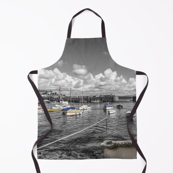 Item preview, Mousehole Harbour, Cornwall, England, Selective Colouring designed and sold by Paul Thompson Photography.
