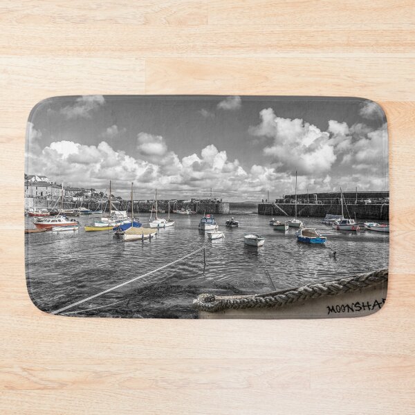 Item preview, Mousehole Harbour, Cornwall, England, Selective Colouring designed and sold by Paul Thompson Photography.