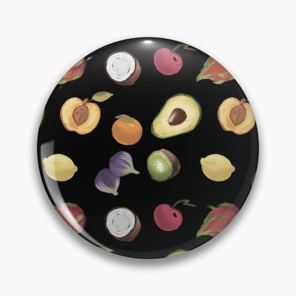 Item preview, The Fruits pattern 4 black designed and sold by AnnCamellia.