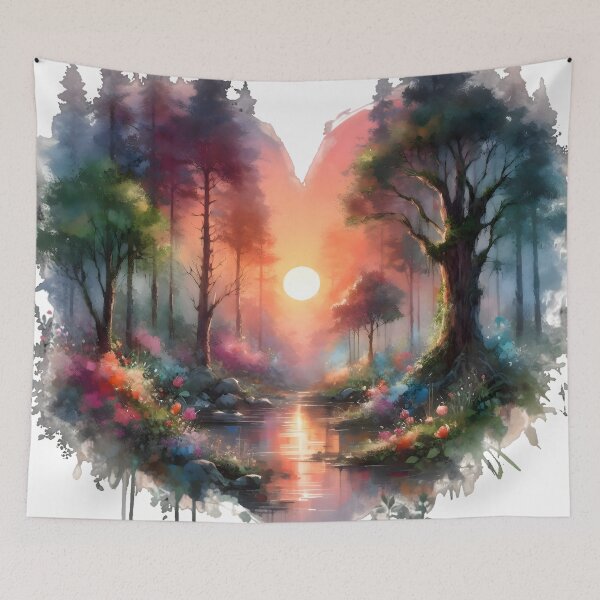 Item preview, Ethereal Harmony: Nature's Brushstroke designed and sold by AI-Only Creations.