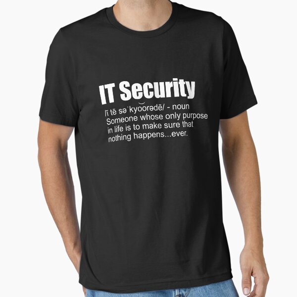 Item preview, IT Security Definition Funny Cybersecurity Cyber Security Gear designed and sold by DynamicDesign.