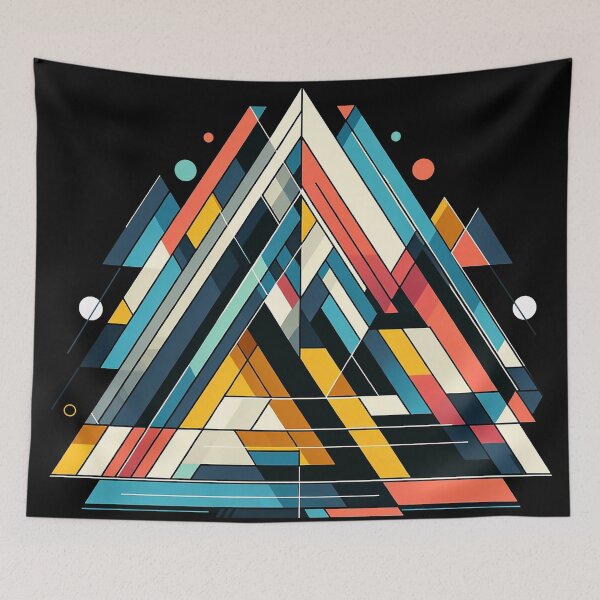 Item preview, Modern Colorful Geometric Abstract designed and sold by johnnycreidy.