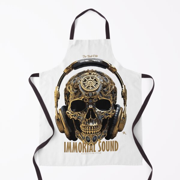 Item preview, Immortal Sound - The Skull Club, skull, skull, headphones designed and sold by HIGUMAX.