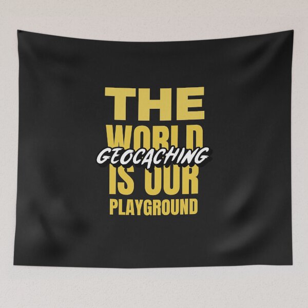 Item preview, Geocaching - The World is a Playground Dark #2 designed and sold by QuinnCloset.