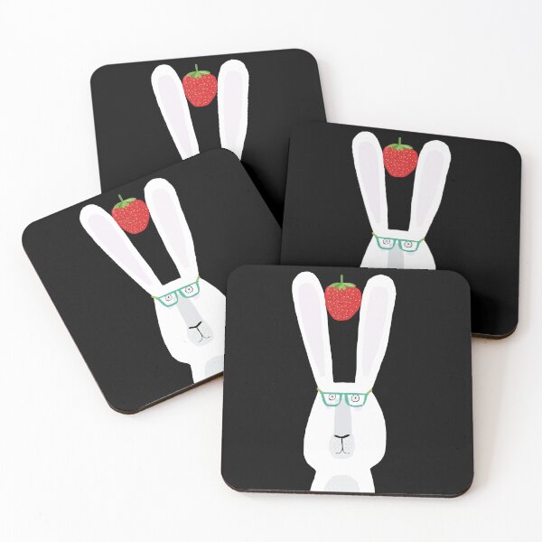 Item preview, Arctic Hare With Strawberry Created By Artist Carla Daly designed and sold by Carla Daly.