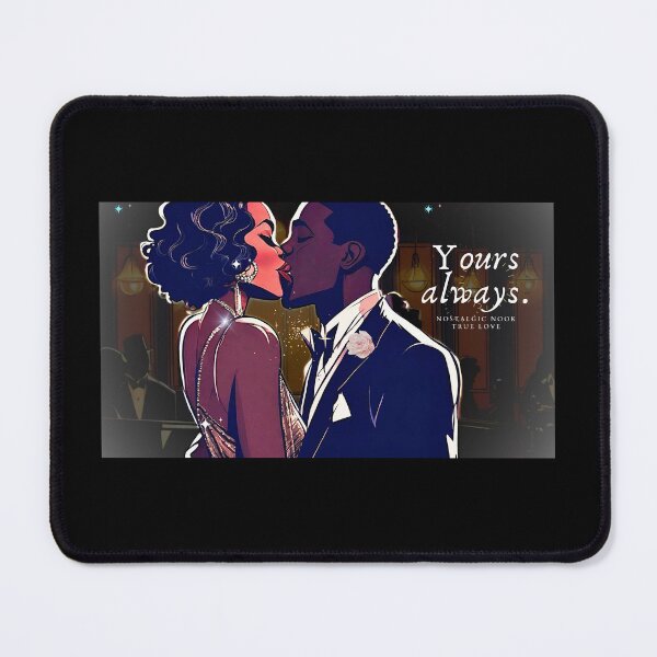 Item preview, Yours Always Slogan Valentines Day 1920 When a man loves a woman Graphic Design designed and sold by ItsAKinkThing.