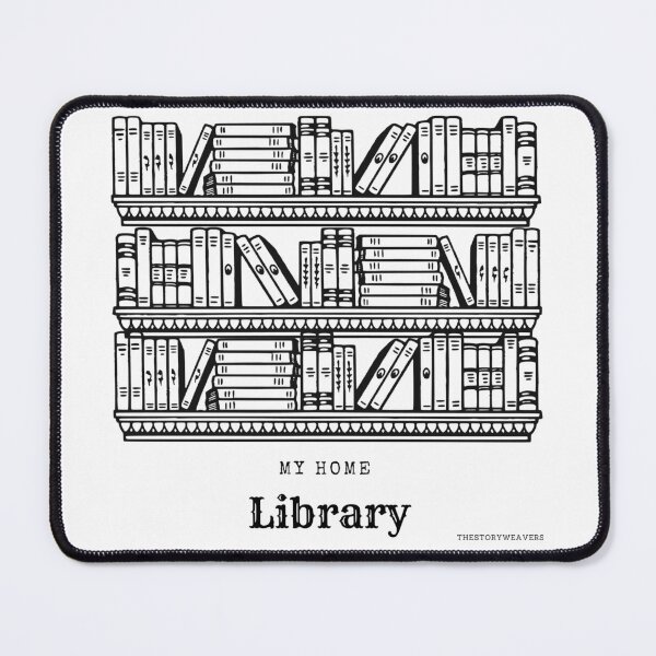 Item preview, Home Library, Vintage Book Shelves, designed and sold by TheStoryweavers.