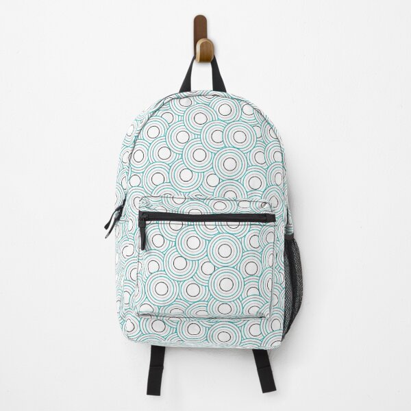Item preview, white circles with cyan large designed and sold by colorofmagic.
