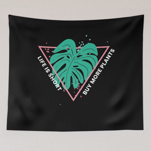 Item preview, Life Is Short Aroids Aroideae Plants designed and sold by MooonTees.