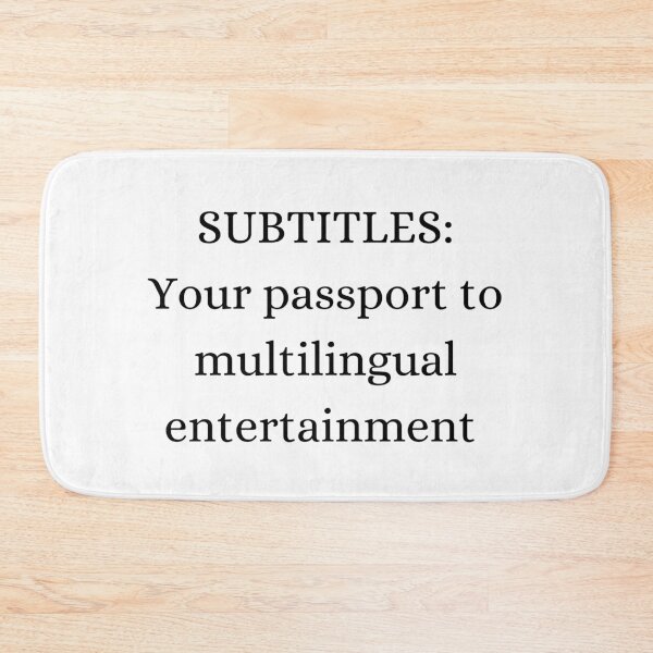 Item preview, Subtitles designed and sold by YourChingu.