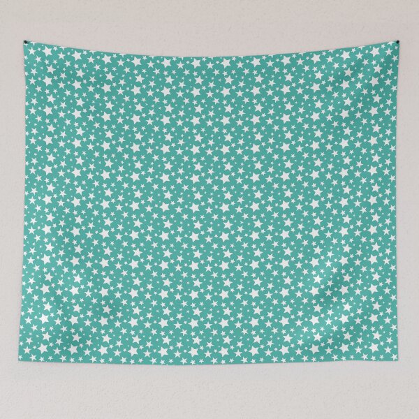 Item preview, Aqua star confetti designed and sold by Coastal Garden Design Studio.
